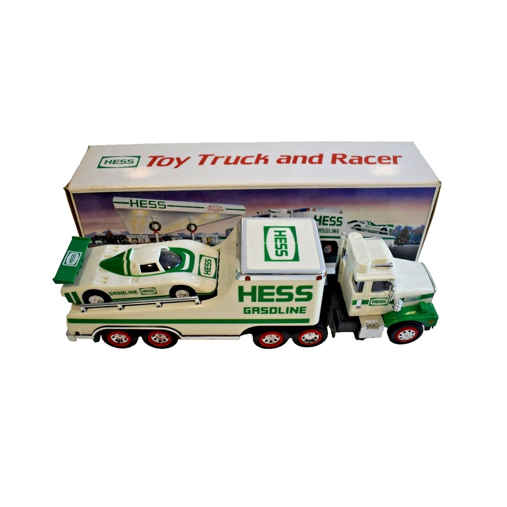 1988 Hess Toy Truck And Racer Tested Works Original Box